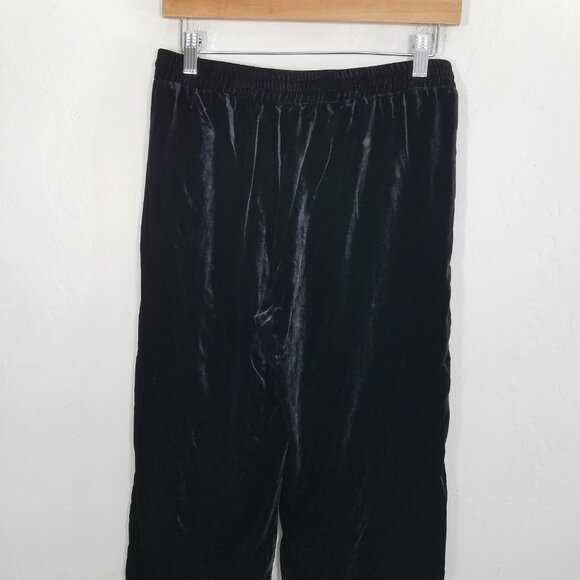Johnny Was JADE Velvet Pull-On Pants Black Size S - Picture 6 of 7